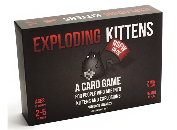 Exploding Kittens NSFW Edition - Engelsk Not Safe For Work Edition